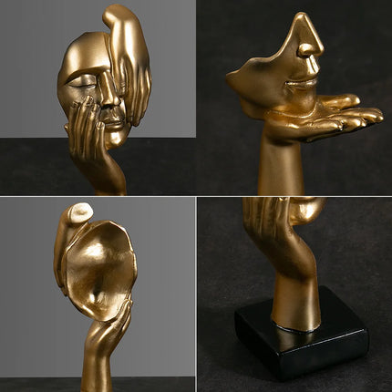 Choice Resin Abstract Mask Figurine Home Office Decor by zapcart