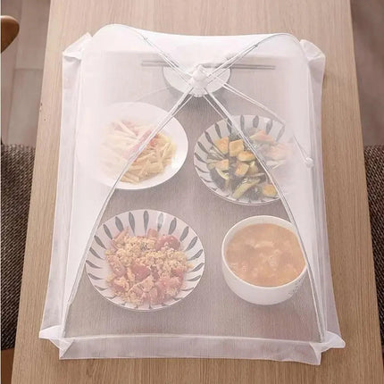 Mesh Folding Food Cover Washable Insect Proof For Home Kitchen Storage by zapcart