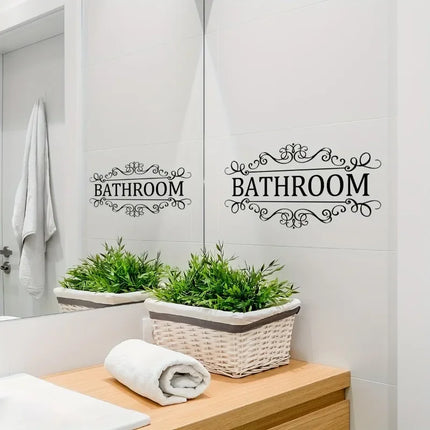 Choice Waterproof Bathroom Wall Sticker PVC Decor For Home by zapcart