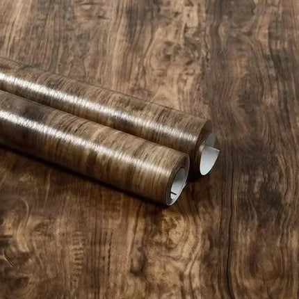 Guizhou Wood Grain Vinyl Wallpaper Waterproof Renovation by zapcart