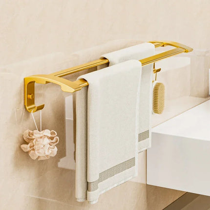 Contemporary Bathroom Set Accessories Towel Rack Toothbrush Holder Toilet Paper Holder Set Bagno Accessori Household Items by zapcart