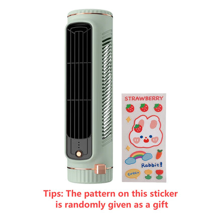 Household Desktop Tower Fan Portable Air Conditioner Fan Circulating Fan USB Charging Air Cooling Electric Fan for Room Home by zapcart