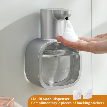 New Wall Mounted Automatic Soap Dispenser Foam Smart Hand Washing Machine 500ml Liquid Rechargeable Bathroom Induction Sensor by zapcart