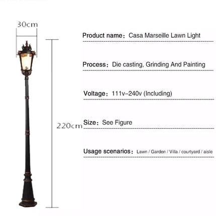 Bangerk European Outdoor Wall Light IP65 Waterproof LED by zapcart