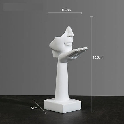 Choice Resin Abstract Mask Figurine Home Office Decor by zapcart