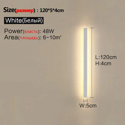 Waterproof Wall Light Outdoor Garden Wall lamps LED Lights Modern Nordic Living Room TV Background IP65 110/220v Wall washer by zapcart
