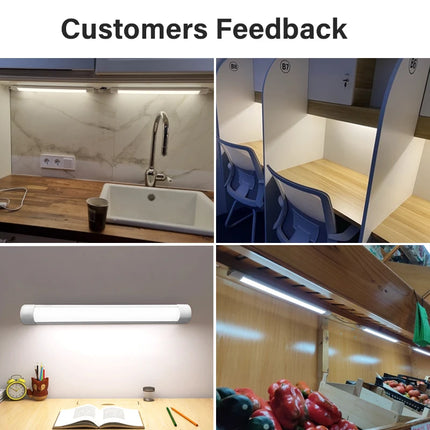 Langyue T5 LED Cabinet Light 20W Super Bright Kitchen Lamp 110V to 220V DIY by zapcart