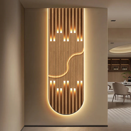 Modern Luxury LED Wall Lamp – Abstract Art Light for Living Room & Corridor Decor by zapcart