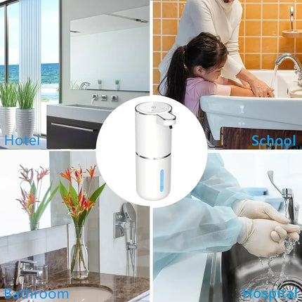 Automatic Soap Dispenser Infrared Sensor Hand Sanitizer USB Rechargeable Foam Hand Sanitizer Applicable To Kitchen And Bathroom by zapcart