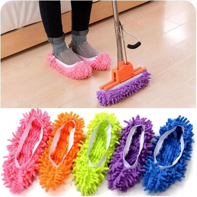 ZhejiangChoice Floor Dust Cleaning Slippers Microfiber Home by zapcart