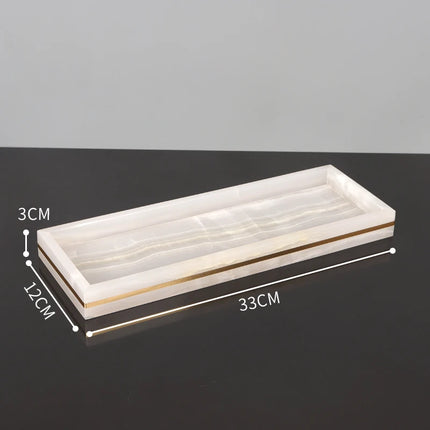 White Onyx Natural Marble Bathroom Accessories Set Gold Luxury Soap Dispenser Soap Dish Tray Toothbrush Holder Bathroom Set by zapcart