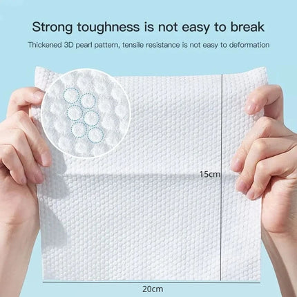 Soft Cotton Towel Disposable Face Towel Towels Bathroom Accessories Dry Rags for Washing and Drying Face Towels 50/100Pcs Home by zapcart