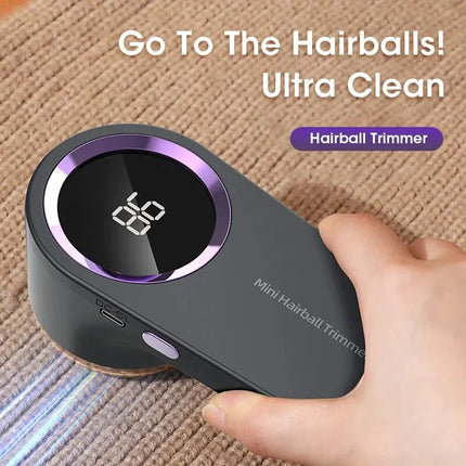 Lint Remover for Clothing LED Digital Electric Pellet Fluff Remover USB Rechargeable Fuzz Fabric Shaver Sweater Dropshipping by zapcart