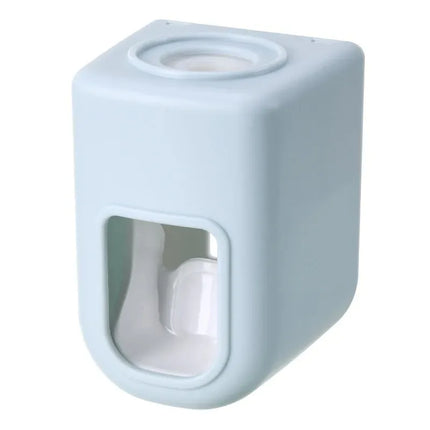 Creative Wall Mount Automatic Toothpaste Dispenser Bathroom Accessories Waterproof Lazy Toothpaste Squeezer Toothbrush Holder by zapcart