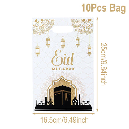 QIFUCN Eid Mubarak Gift Bags Plastic Treat Muslim Ramadan by zapcart