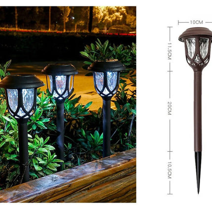 PAMNNY Solar Led Garden Light Outdoor 1PCS Waterproof Ground-plug Landscape Pathway Lawn Lamps for Villa Yard Patio Decoration by zapcart