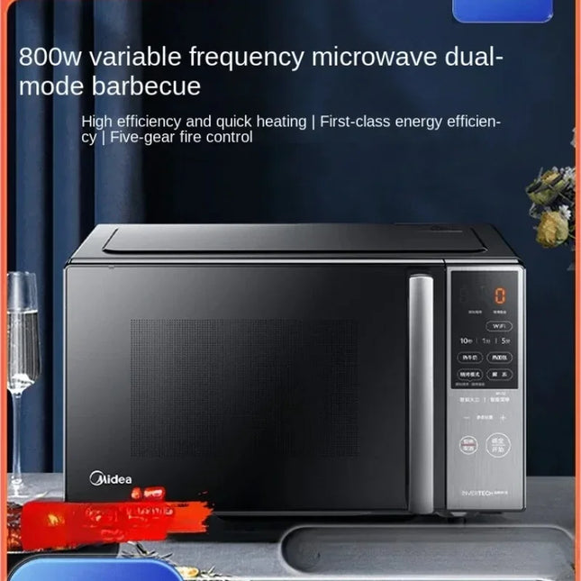 220V Midea Frequency Conversion Microwave Oven Integrated Machine Micro Roasting Level 1 Energy Efficiency Light Wave New FB by zapcart