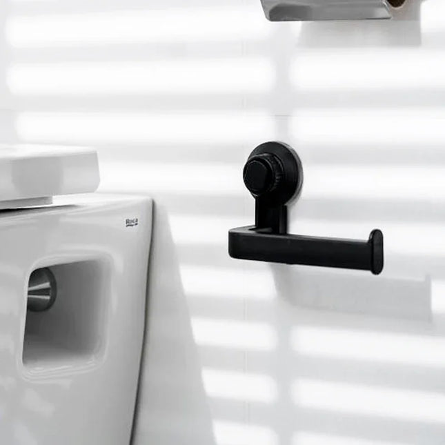 Suction Cup Toilet Paper Holder Wall Mount No Punching High Quality ABS Tissue Towel Roll Dispenser Bathroom Kitchen Accessories by zapcart