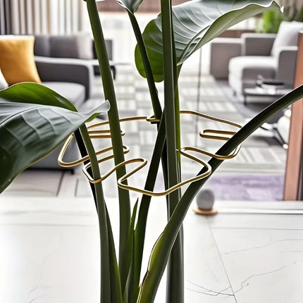 1Pc Large Monstera Plant Support Frame Sturdy Climbing Stems Leaf Stabilizer Outdoor Use for Tall Houseplant Hanging Plant Stand by zapcart