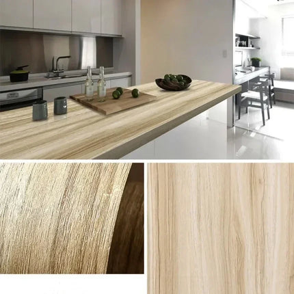 Guizhou Wood Grain Vinyl Wallpaper Waterproof Renovation by zapcart