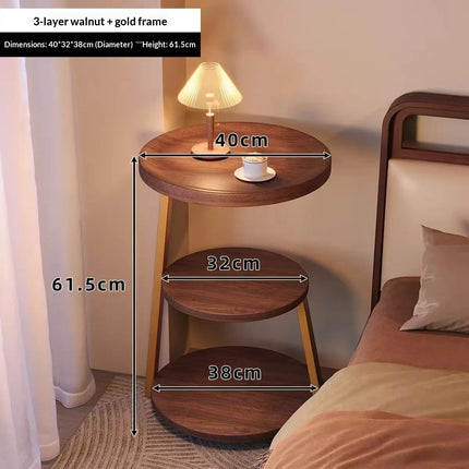 Coffee Table Vintage Multi Tier Small Round Side Table Bedside Nightstand Creative Designer Living Room Coffee Table Bedroom by zapcart
