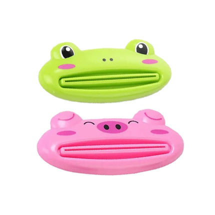 1-4pcs For Home Bathroom Animal Easy Toothpaste Dispenser Plastic Tooth Paste Tube Toothpaste Squeezer Rolling Holder Cocina by zapcart