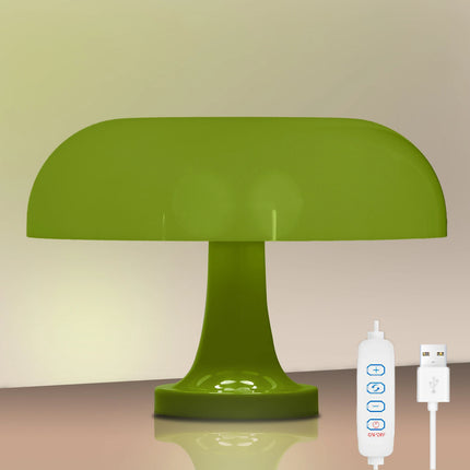Classic Mushroom Table Lamp Modern Bauhaus Art Table Lamp Bedroom Bedside Lamp Danish Designer Orange Decorative Table Lamp by zapcart