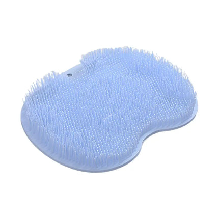 Foot Wash Brush Rub Back with Sucker Brush Bathroom Tool Foot Massage Pad Shower Massage Mat Exfoliating Bath Pad Bath Sponge by zapcart