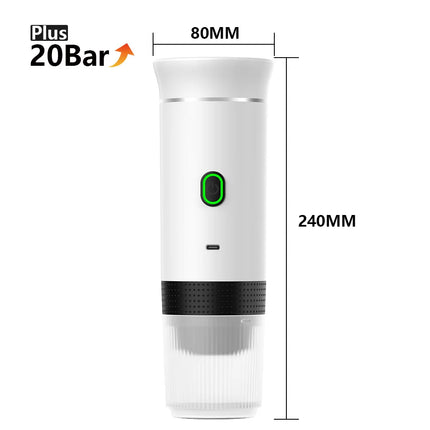 Portable Wireless Electric Espresso Coffee Machine For Travel by zapcart