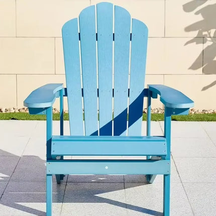 Modern Adirondack Folding Chair and Table Plastic Outdoor Fire Pit Chair Easy Maintenance Pool Chair Wood-Plastic Garden Chair by zapcart