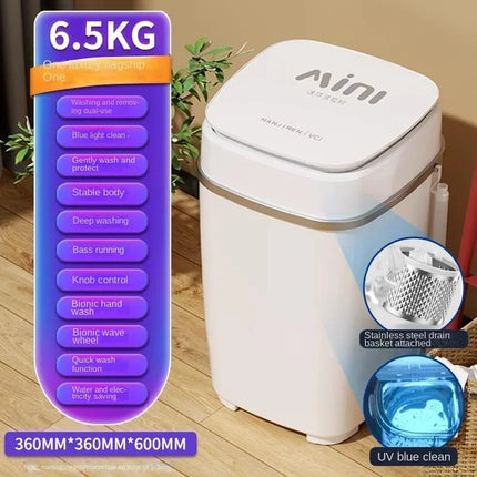 220V Compact and Automatic Southpole Mini Washing Machine for Babies and Children by zapcart
