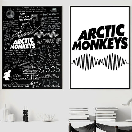 1PC Arctic Monkeys Band Music Album Poster Poster Paper Print Home Living Room Bedroom Entrance Bar Cafe Art Painting Decoration by zapcart