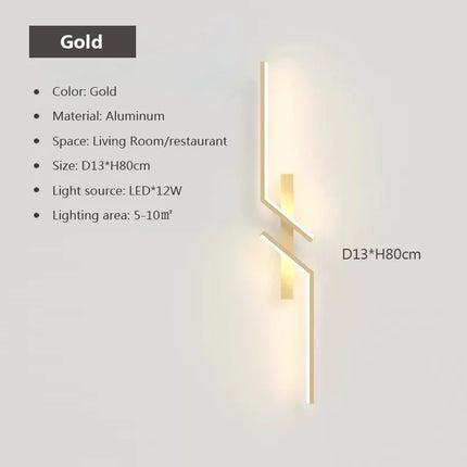 LED Wall Light Modern Minimalist Strip Lighting for Bedroom Bedside Living Room TV Backlight Sofa Decor Wall Sconce Ambient Lamp by zapcart