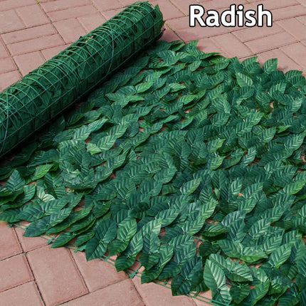 Artificial Ivy Hedge Panels – Faux Green Leaf Privacy Fence for Garden 50x100cm by zapcart