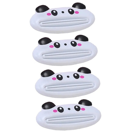 1-4pcs For Home Bathroom Animal Easy Toothpaste Dispenser Plastic Tooth Paste Tube Toothpaste Squeezer Rolling Holder Cocina by zapcart