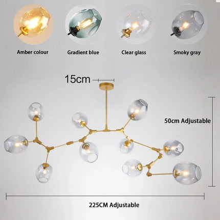YANKE Nordic Glass Pendant Lights For Bedroom And Dining by zapcart