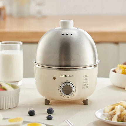 360W Electric Egg Boiler Breakfast Machine Multicooker Steamer Automatic Egg Cookers Home Egg Custard Steaming Cooker with Timer by zapcart