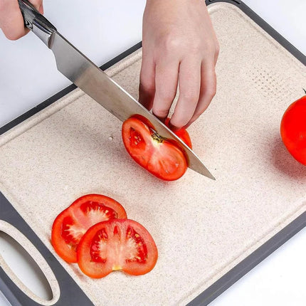 PLYS Double Sided Stainless Cutting Board for Meat Veggies by zapcart