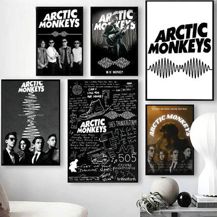 1PC Arctic Monkeys Band Music Album Poster Poster Paper Print Home Living Room Bedroom Entrance Bar Cafe Art Painting Decoration by zapcart