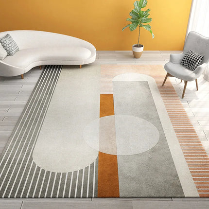 Custom Nordic Light Luxury Living Room Rug Plush For Homes by zapcart