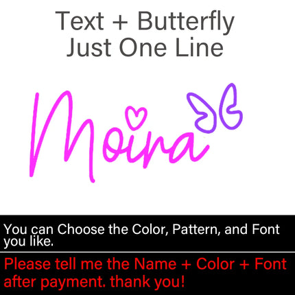 Custom Name Neon Sign Teens Gift Ineonlife USB Dimmable by zapcart