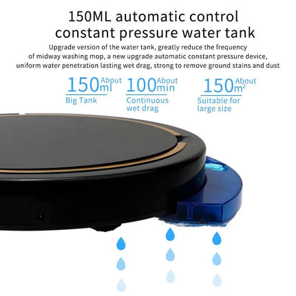 New Wireless Smart Robot Vacuum Cleaner Multifunctional Super Quiet Vacuuming Mopping Humidifying For Home Use Home Appliance by zapcart