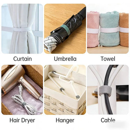 1/3/5PCS Cable Organizer tape for office Cable Management Wire Winder Tape Mouse Cord Management Ties Suitable for home office by zapcart