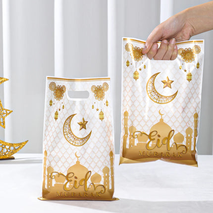 QIFUCN Eid Mubarak Gift Bags Plastic Treat Muslim Ramadan by zapcart