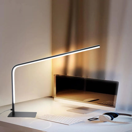 USB powered LED reading desk lamp with eye protection design, adjustable brightness and color change, suitable for home office a by zapcart
