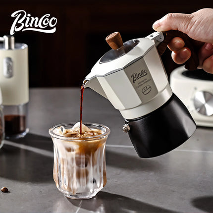 Bincoo Dual Valve Moka Pot Set with Heater, Espresso Coffee Maker, Portable Home Machine, Outdoor Use by zapcart