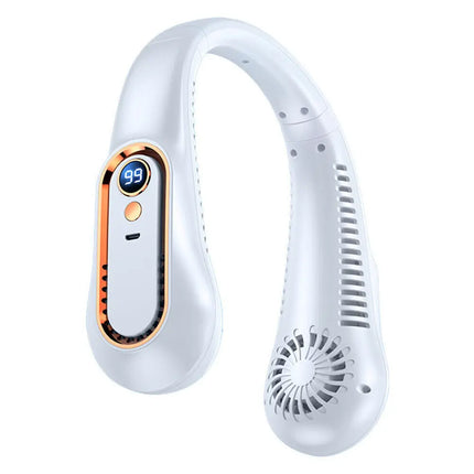 Neck Fan USB Portable Neck Fan Rechargeable Portable Cooler Neckband Bladeless~ by zapcart