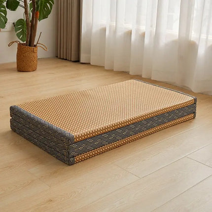 Japanese Tatami Floor Mat Foldable Coconut Fiber Mattress for Sleeping Portable Futon for Dormitory Breathable Summer Mattresses by zapcart