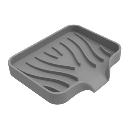 Silicone Soap Dish for Bathroom Self Draining Soap Bar Holder Kitchen Sink Soap Dish Sponge Drain Pad Countertop Soap Dispenser by zapcart