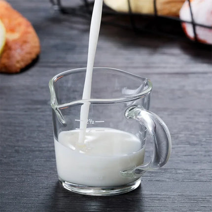 70/150ML Measuring Glass Cup with Double-end Espresso Milk Latte Jug Coffee Measure Mug Kitchen Drinkware for Cafe Shop Home-use by zapcart